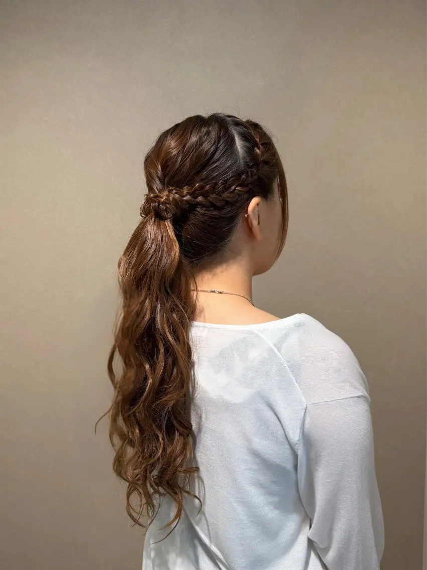 ヘアアレンジ ヘアセット wool TOKYO ありさのヘアスタイル