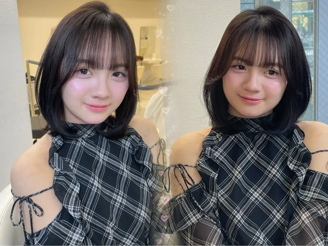 ミディアム 声優オタク美容師🎀 𝑹𝑰𝑵𝑶𝑵のヘアスタイル