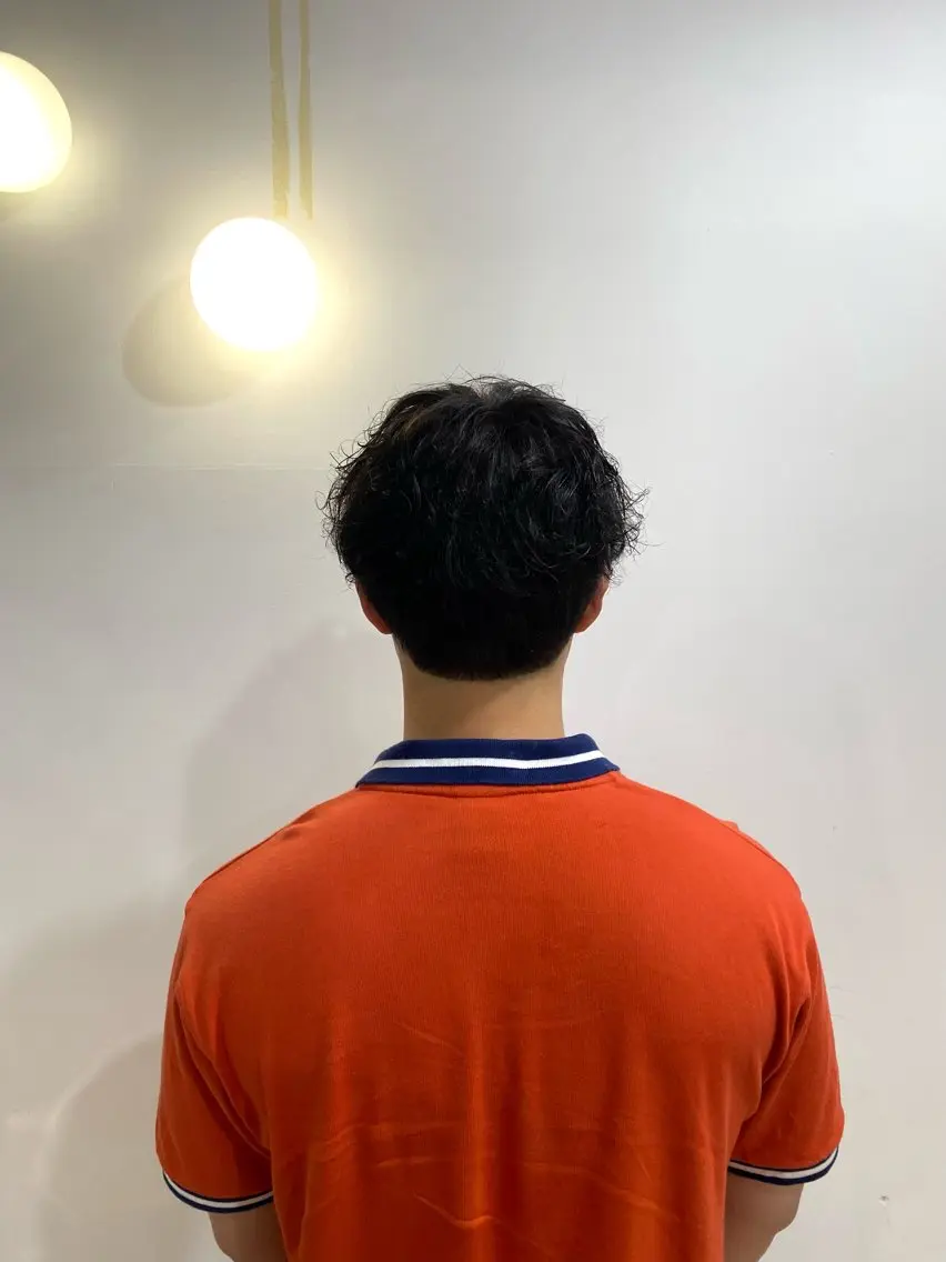 メンズ メンズパーマ ハナダ メイのヘアスタイル