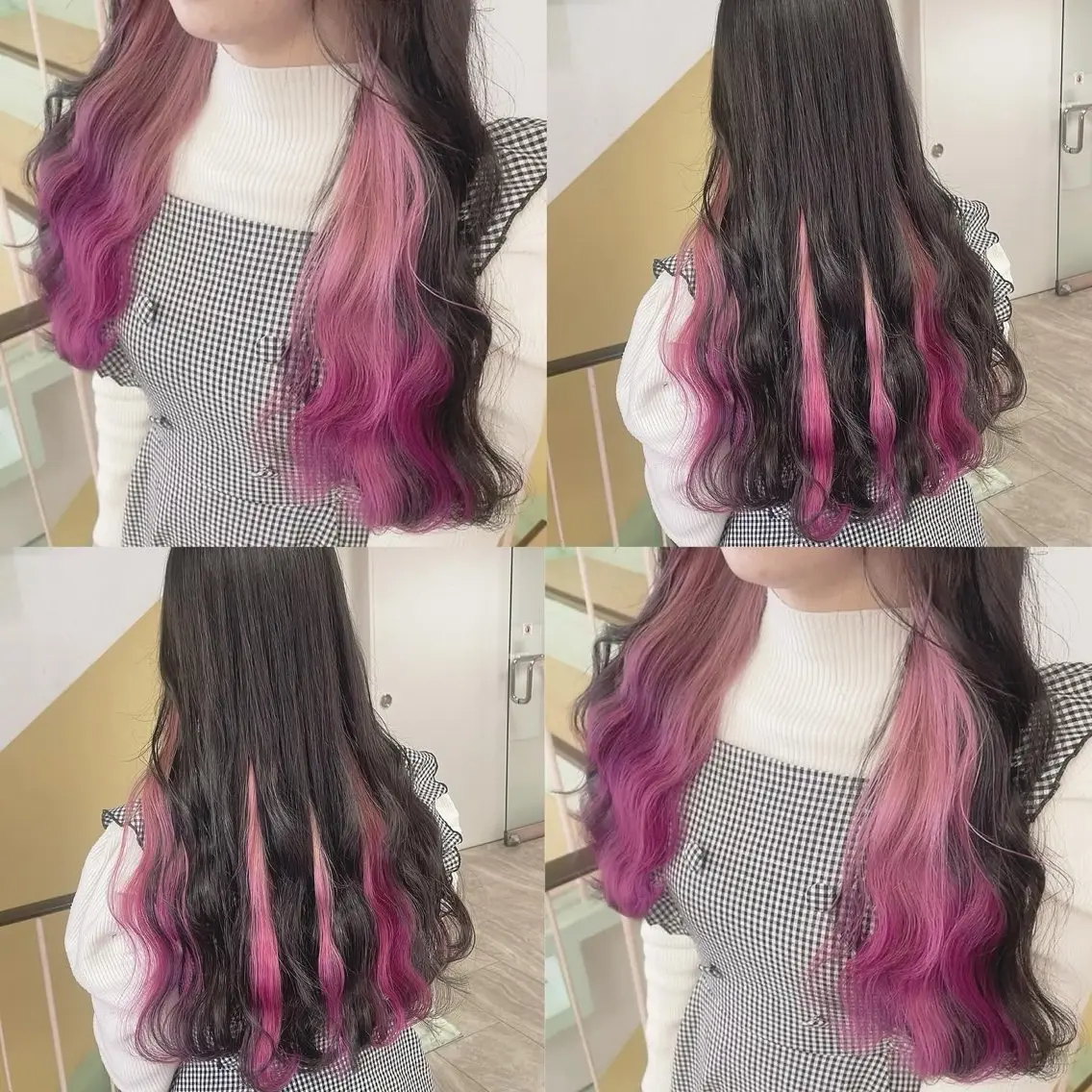 カラー ブリーチ グラデーションカラー 渋谷:インナーカラー /🍒エリカ🍒のヘアスタイル