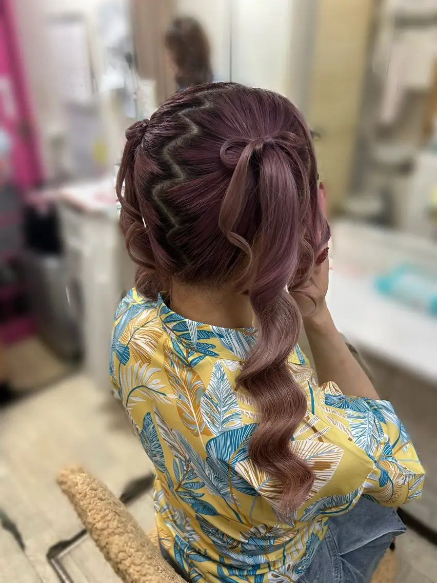 ヘアアレンジ ヘアセット へアセット/心斎橋 支持率No.1✨🌈のヘアスタイル