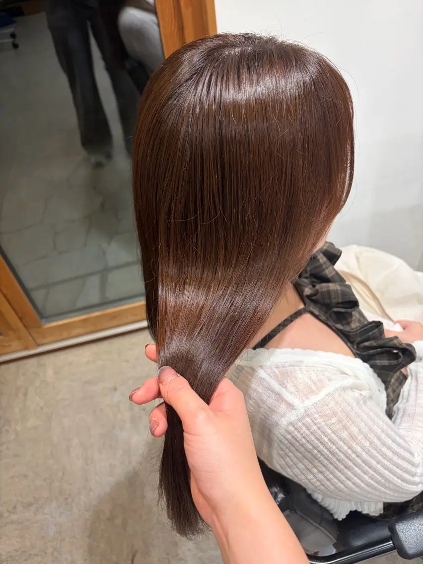 ロング カラー ヘアアレンジ トリートメント トリートメント 無料カットモデル‪✨ ✂️Nanami🌷のヘアスタイル