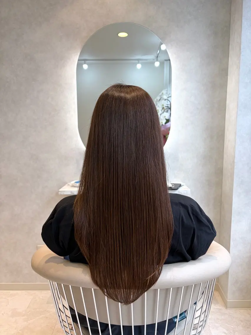 ロング カラー カット ヘアカラー トリートメント 髪質改善/白髪染め ヘッドスパ/片岡良太のヘアスタイル