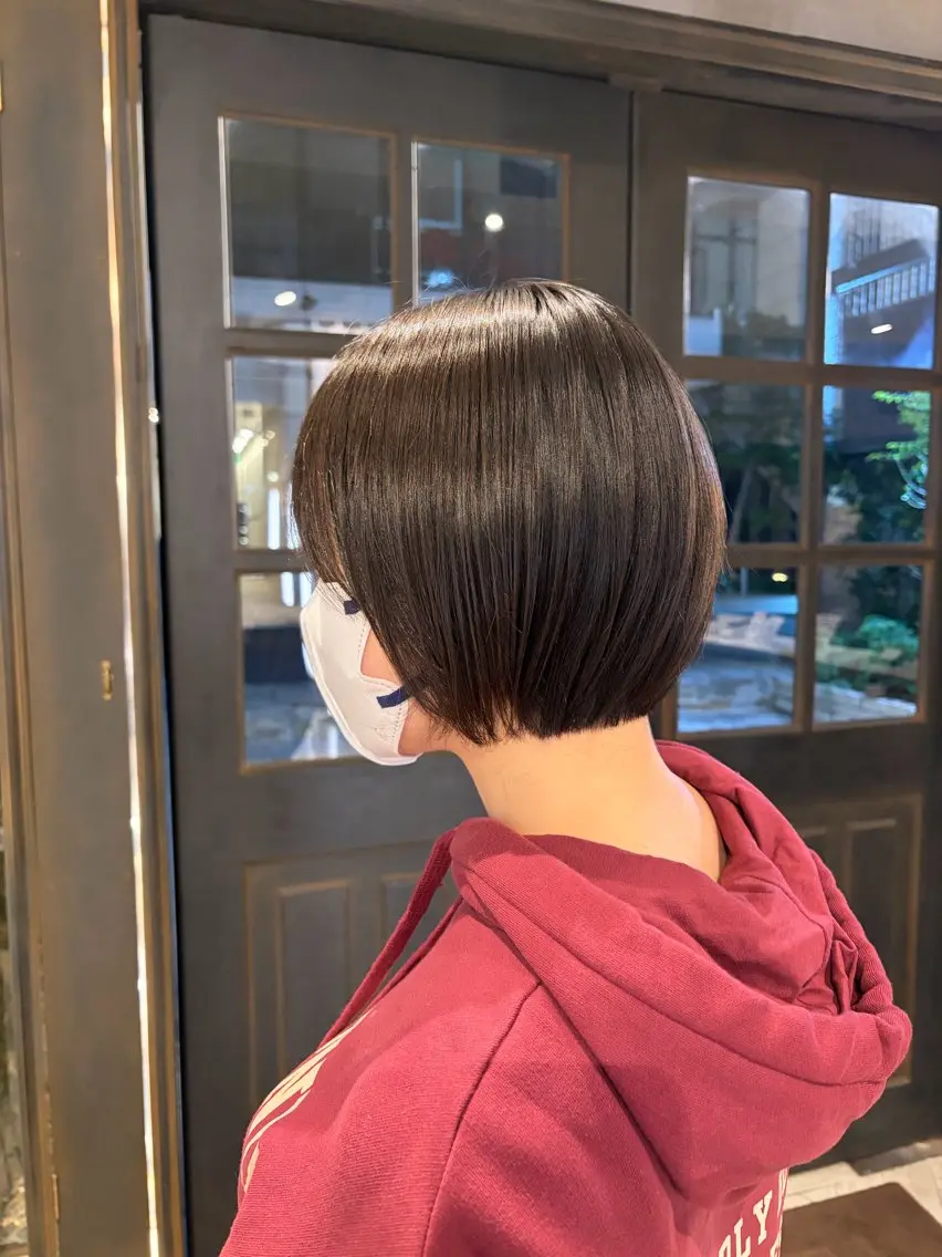 ショート ショートボブ ボブ ショートヘア 杉崎 朝佳のヘアスタイル