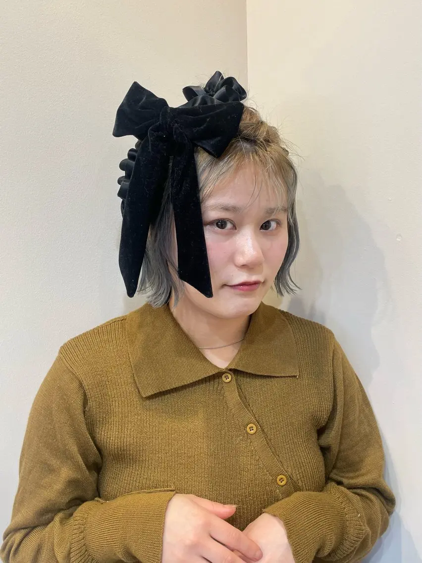 ヘアアレンジ ヘアセット 福嶋 野愛のヘアスタイル