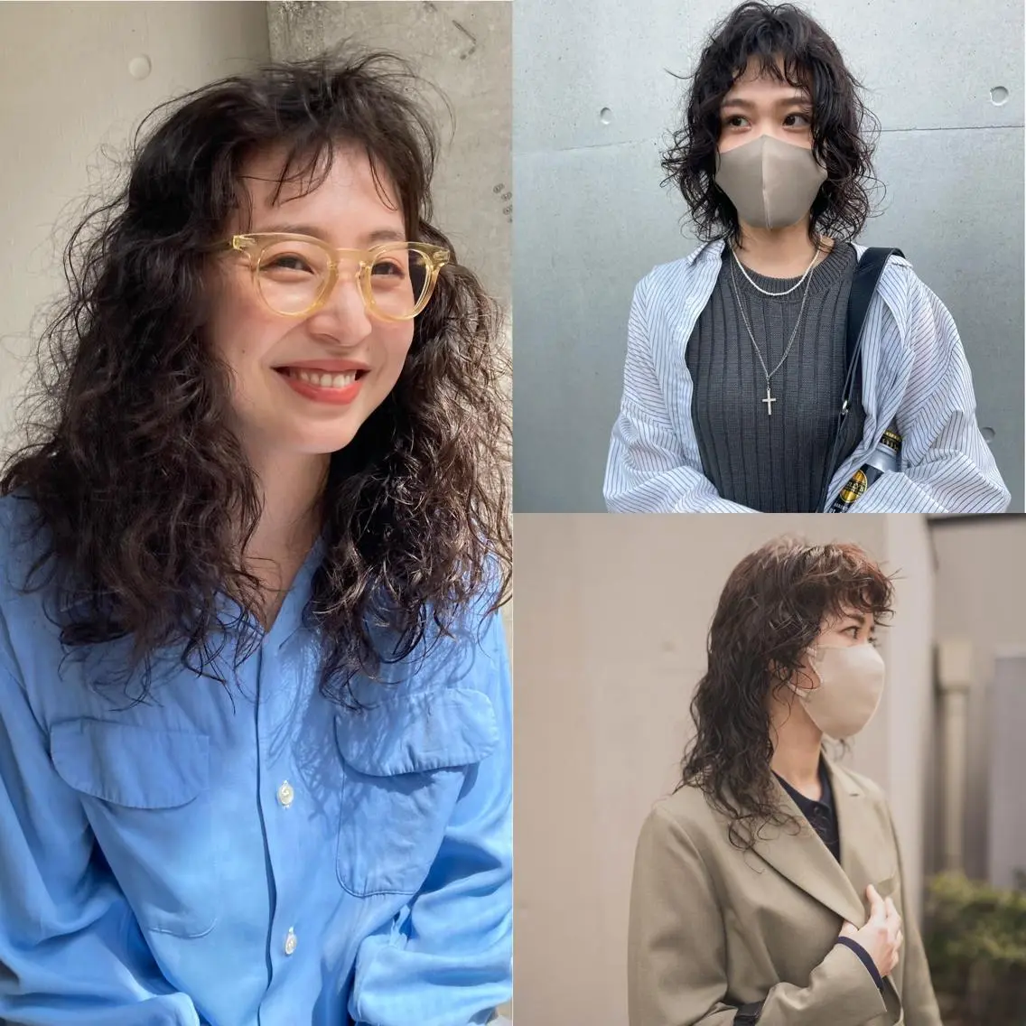 セミロング セミロングパーマ 🌈圧倒的デザイン力 内井省吾のヘアスタイル