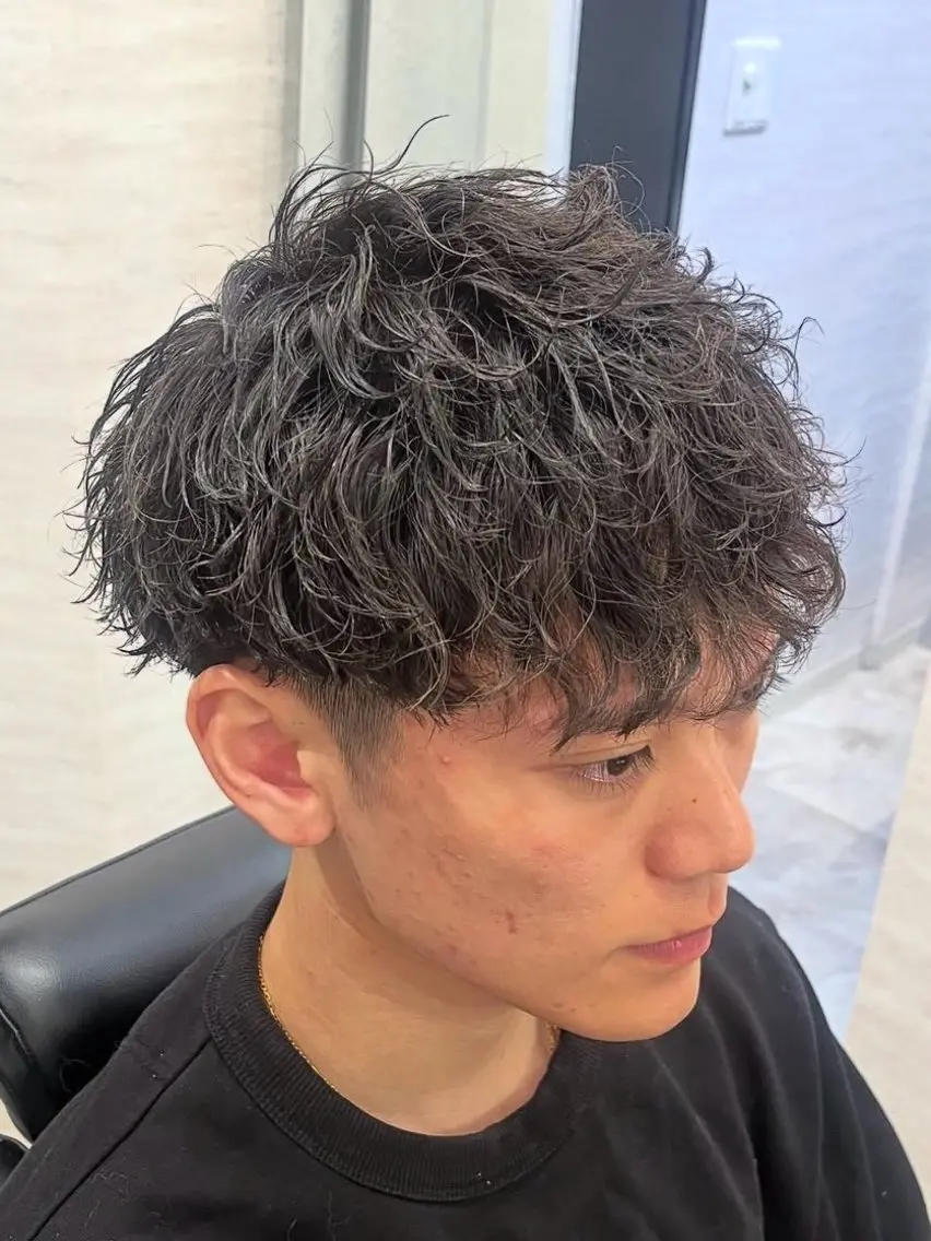 パーマ パーマ 工藤 千織のヘアスタイル
