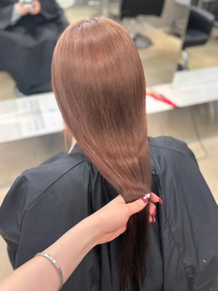 カラー ブラウンカラー ヘアカラー PELEsakae さえのヘアスタイル