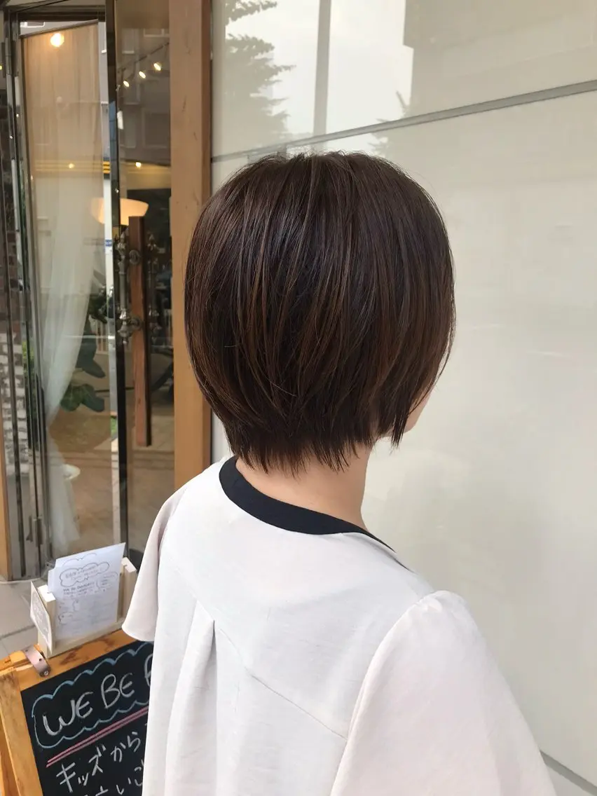 ショート カラー ヘアアレンジ WE BE PARSLEY3のヘアスタイル