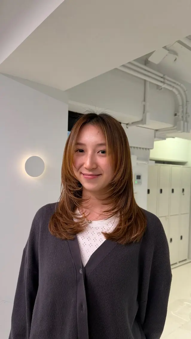セミロング カラー カット naturalカラー / Rukaのヘアスタイル