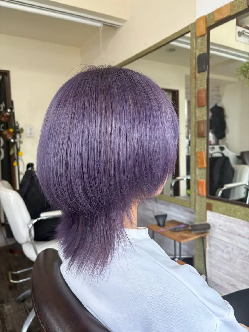 ショート カラー ヘアカラー 渡辺 健太のヘアスタイル