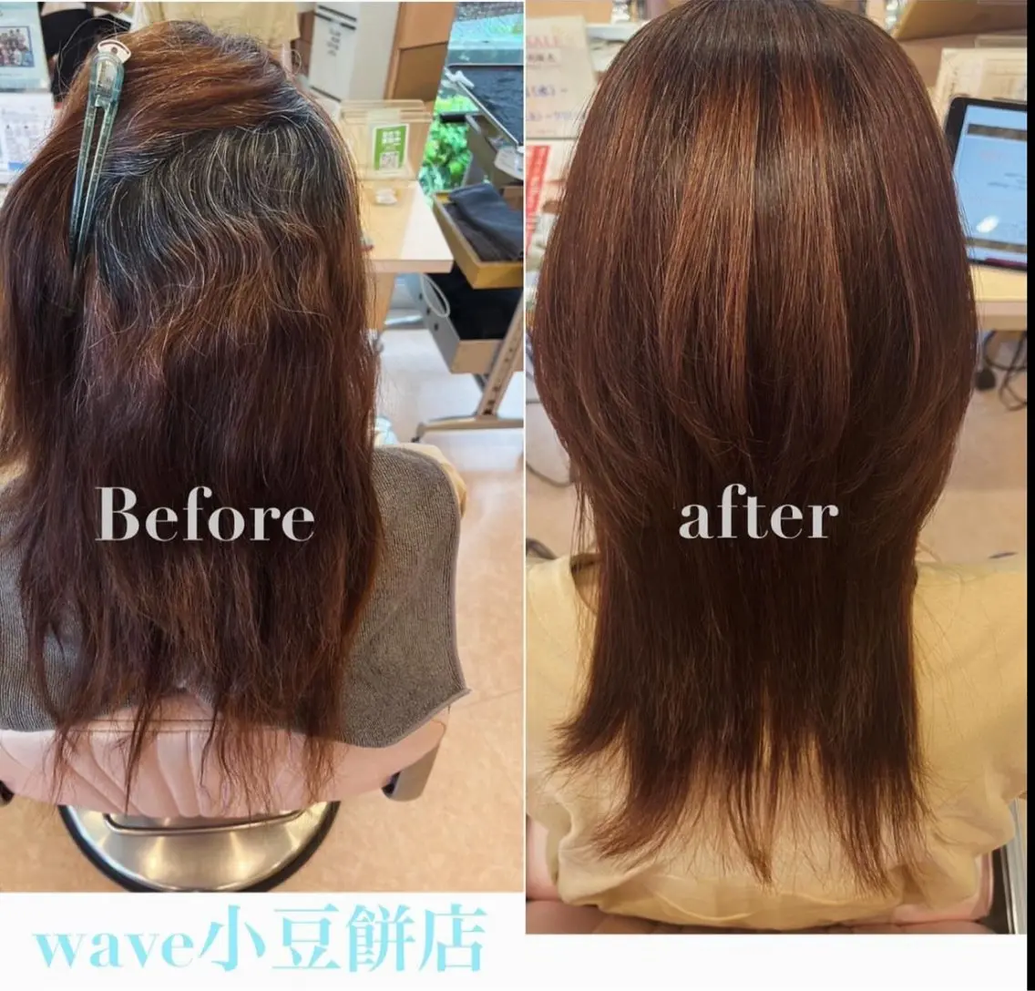 ミディアム 佐々木 凪咲のヘアスタイル