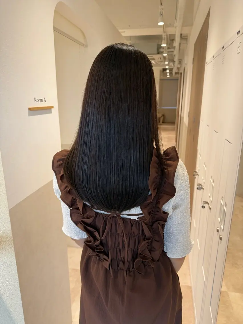 セミロング カット ヘアカラー トリートメント SALOWIN本山店 naoのヘアスタイル