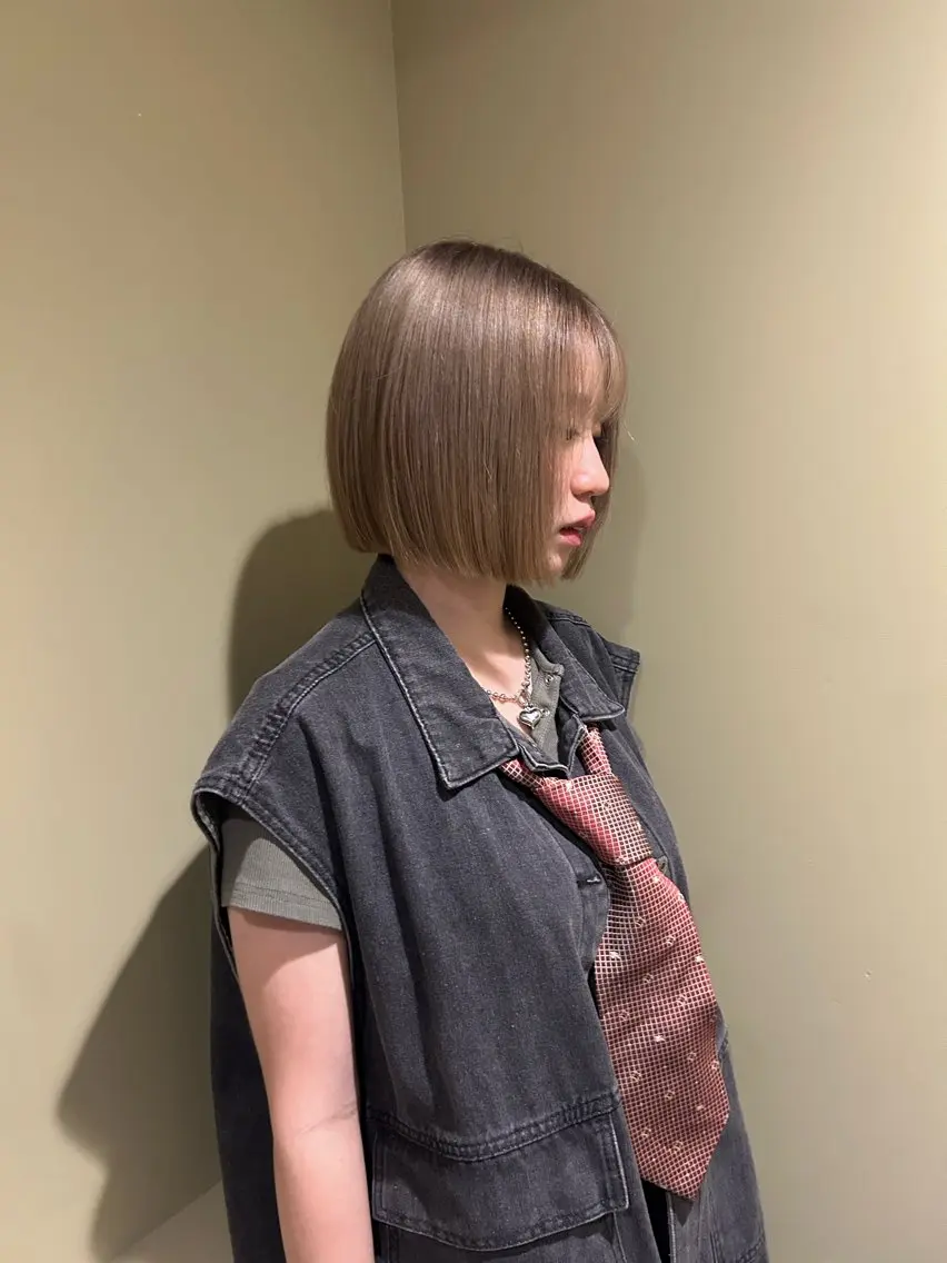 ショート カット 🌷下野 莉果/ボブ /パーマ/メンズ🌷のヘアスタイル