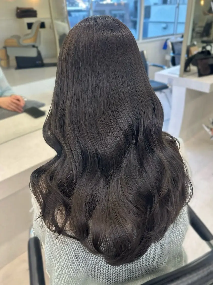 ロング カラー ヘアカラー トリートメント ヘッドスパ 🌹髪質改善カラー/ 似合わせ✨タクトのヘアスタイル