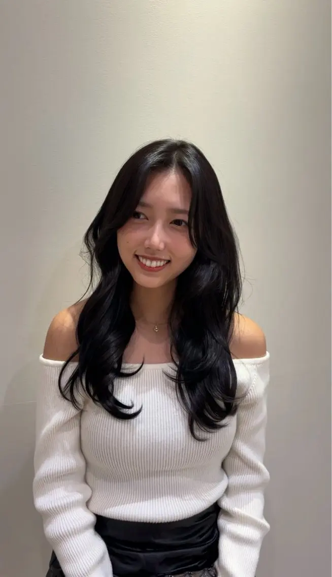 ロング カラー ブラウンカラー 透明感カラー ヘアカラー 🫧透明感・艶カラー miyu🫧のヘアスタイル