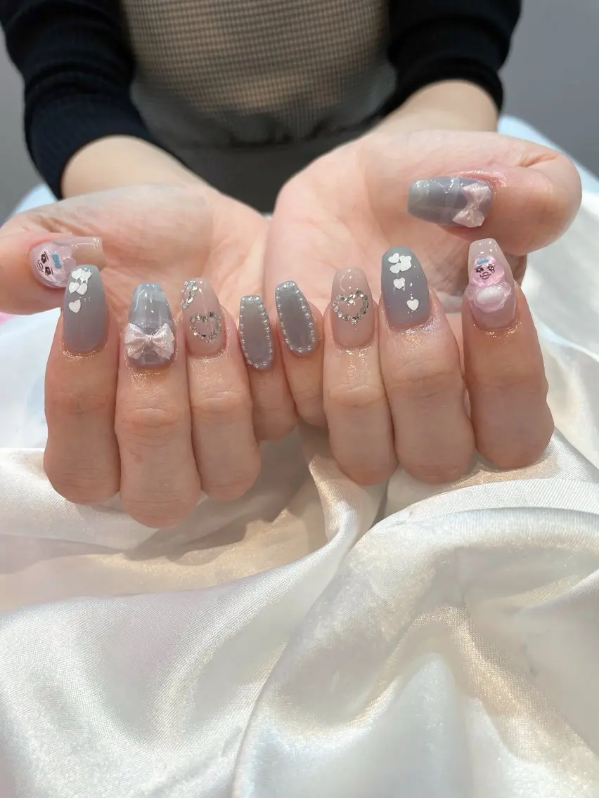 ネイル 持ち込み ハンドネイル 山田 暉のネイルデザイン