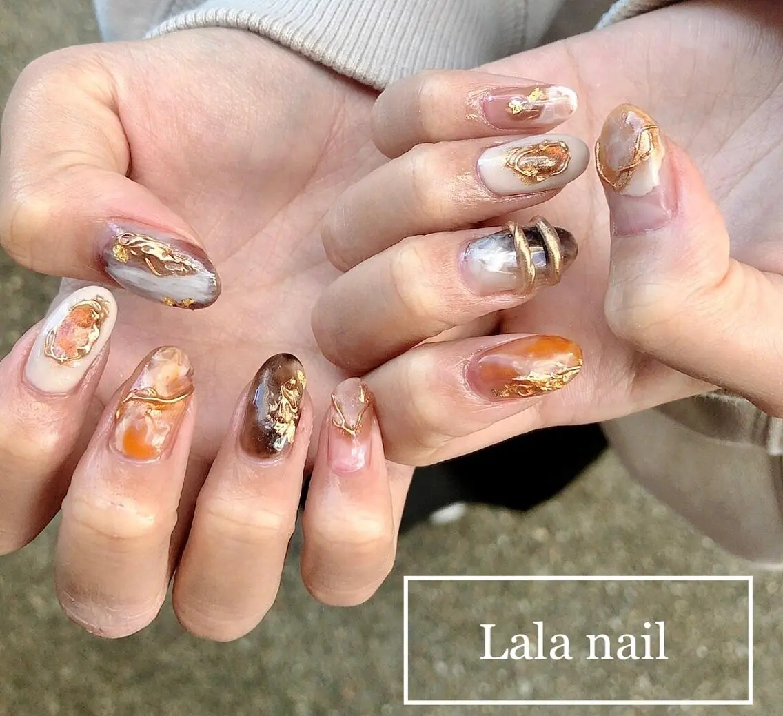 ネイル ロングネイル Lala nailのネイルデザイン