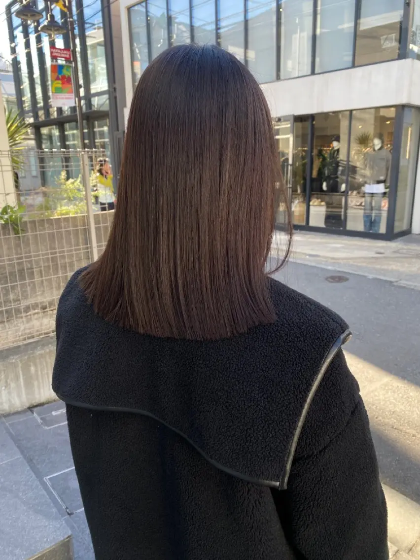 ミディアム カラー 当日予約大歓迎💗 依田瑞希のヘアスタイル