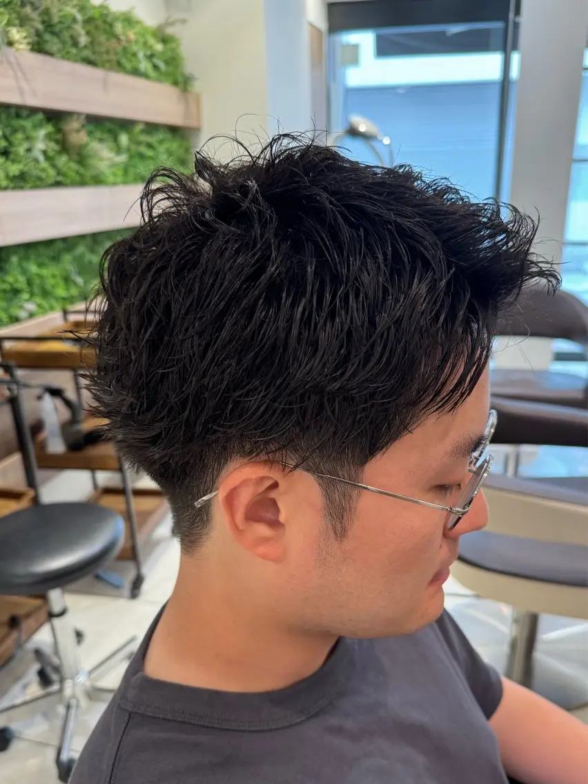 メンズ メンズパーマ カット パーマ メンズ特化💎/ 韓国風🇰🇷なぎとのヘアスタイル