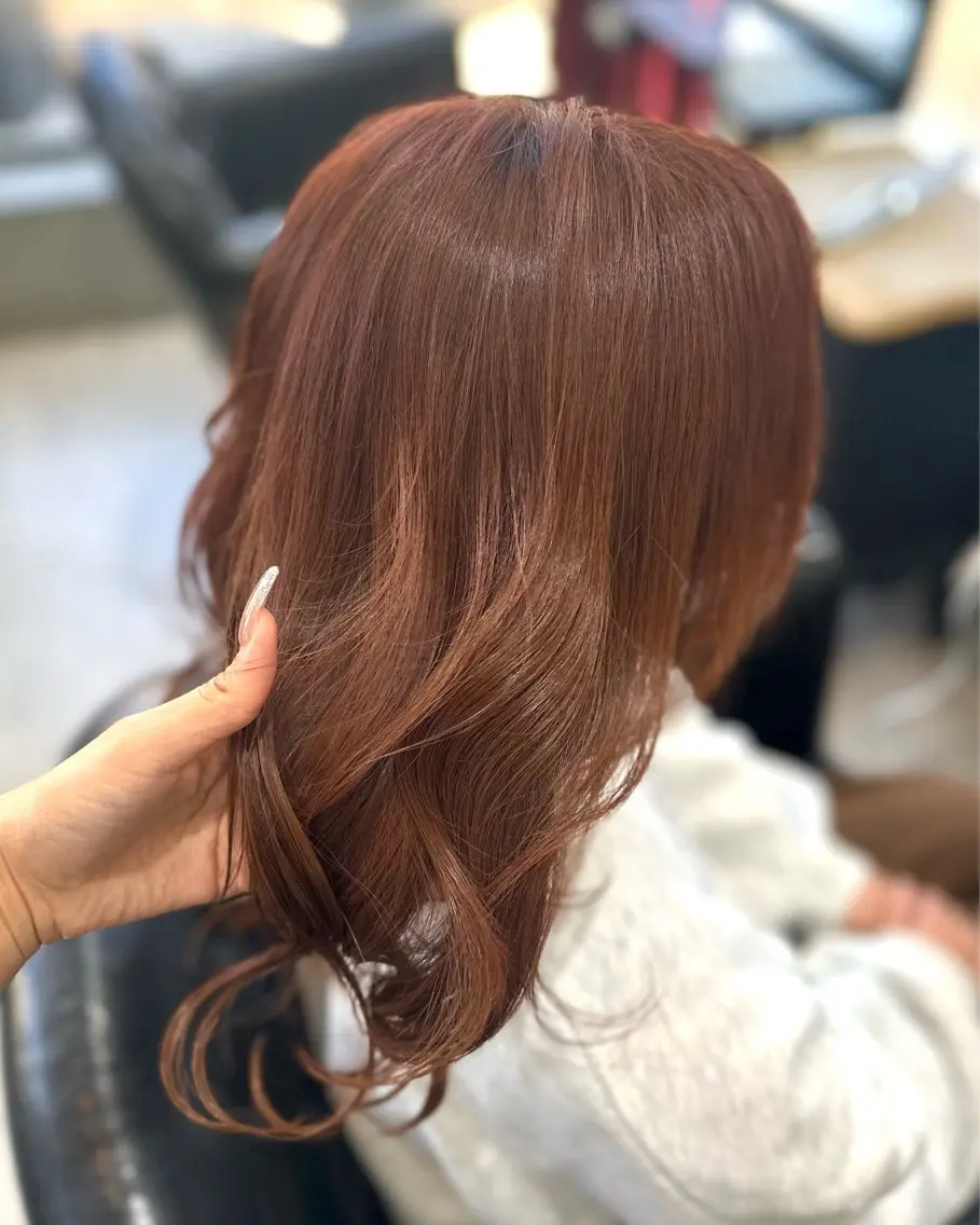 ミディアム ヘアカラー 🦋MAYUMI🦋 モデル募集中🌺のヘアスタイル