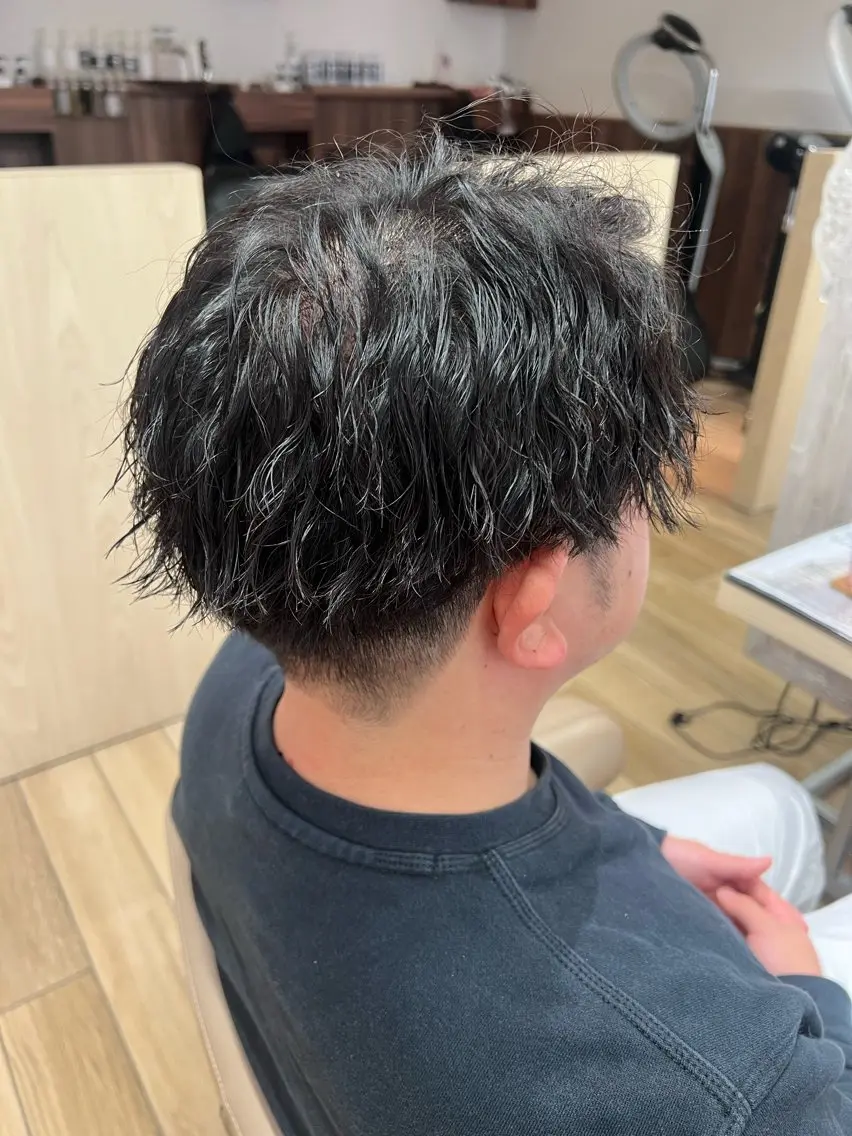 👦🏻💙メンズ限定💙👦🏻 カット➕ツイストスパイラルパーマの写真