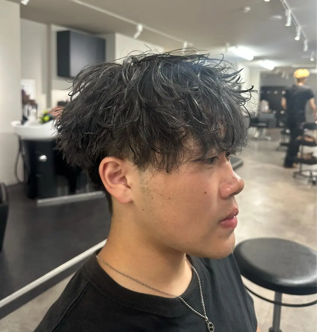 パーマ メンズ メンズパーマ 立川メッシュパーマ 特化/けんしょうのヘアスタイル