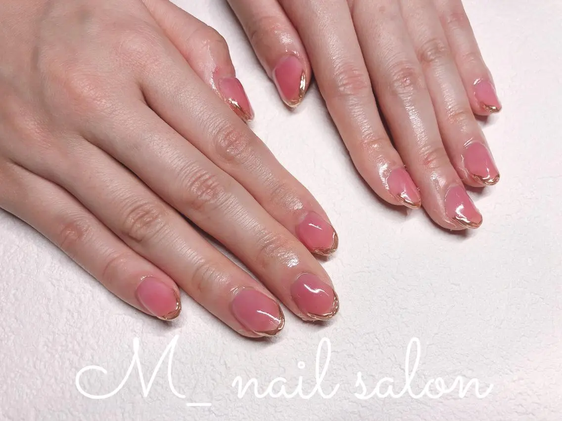 ネイル シンプルネイル M_ nail salonのネイルデザイン