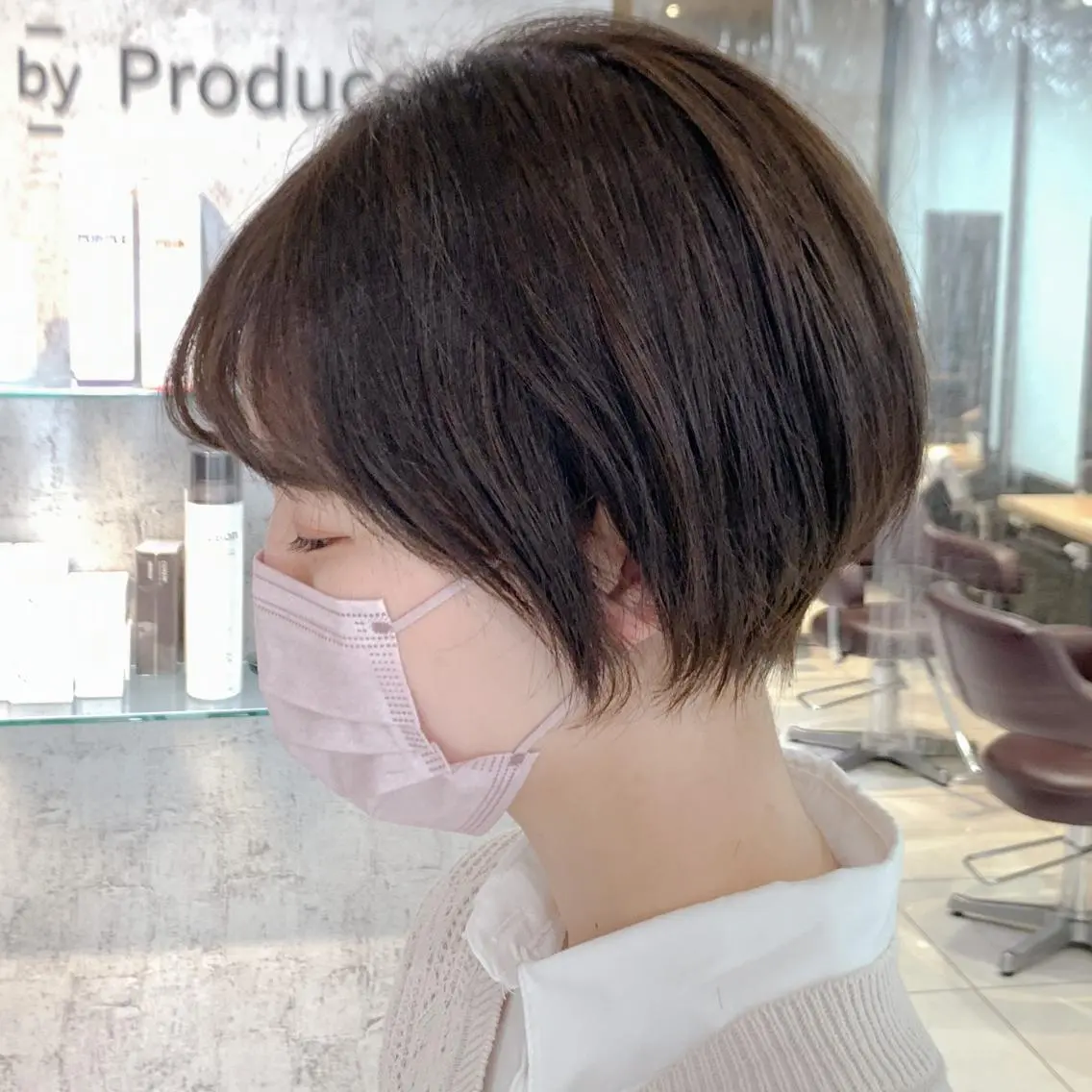 ショート カラー カット ヘアカラー トリートメント 美髪矯正 特化　川田のヘアスタイル