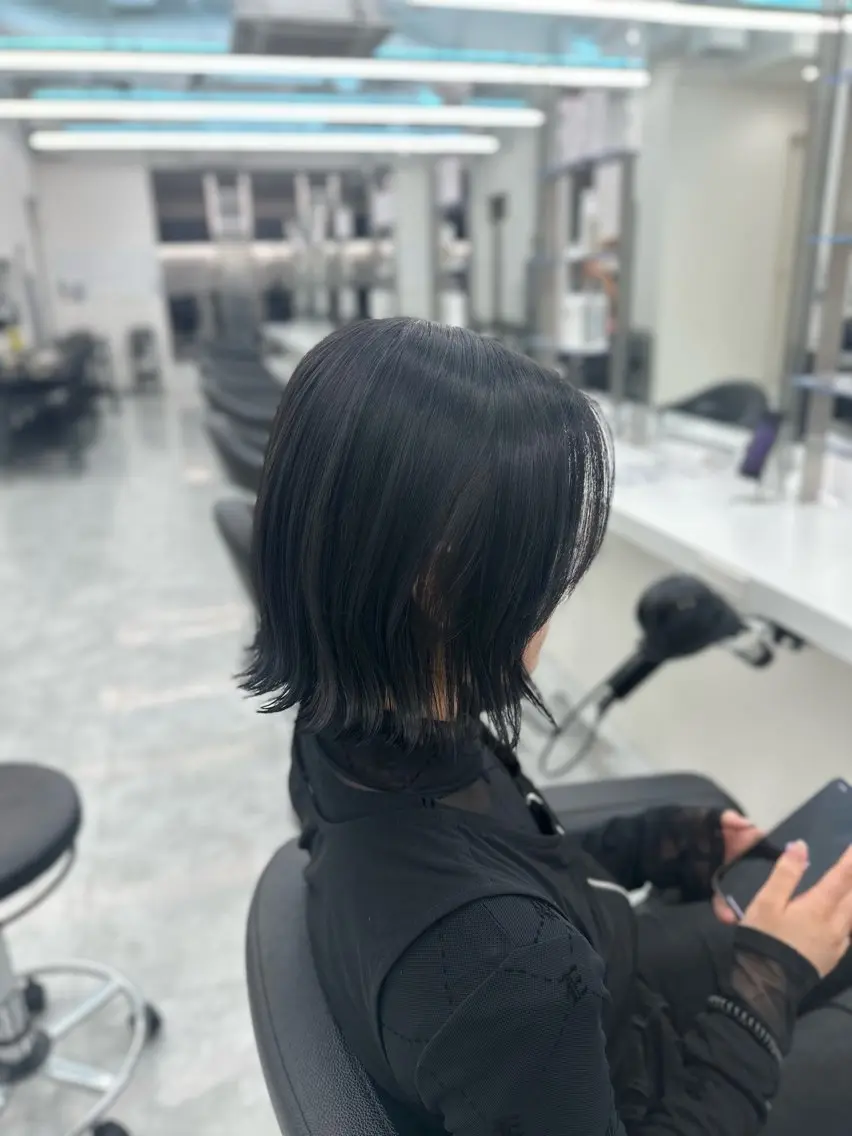 ミディアム カラー カット ヘアカラー トリートメント ヘッドスパ ヘアセット 似合わせstyle ❤︎misaki❤︎のヘアスタイル