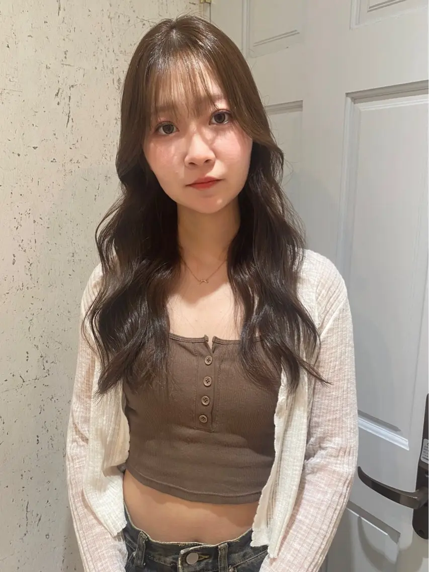 ロング カラー 似合わせカット カット ヘアカラー トリートメント mai / linoah˚✧のヘアスタイル