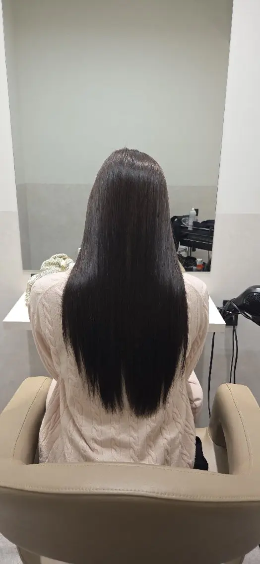 ロング ケアカラー 髪質改善 池間 ひとみのヘアスタイル