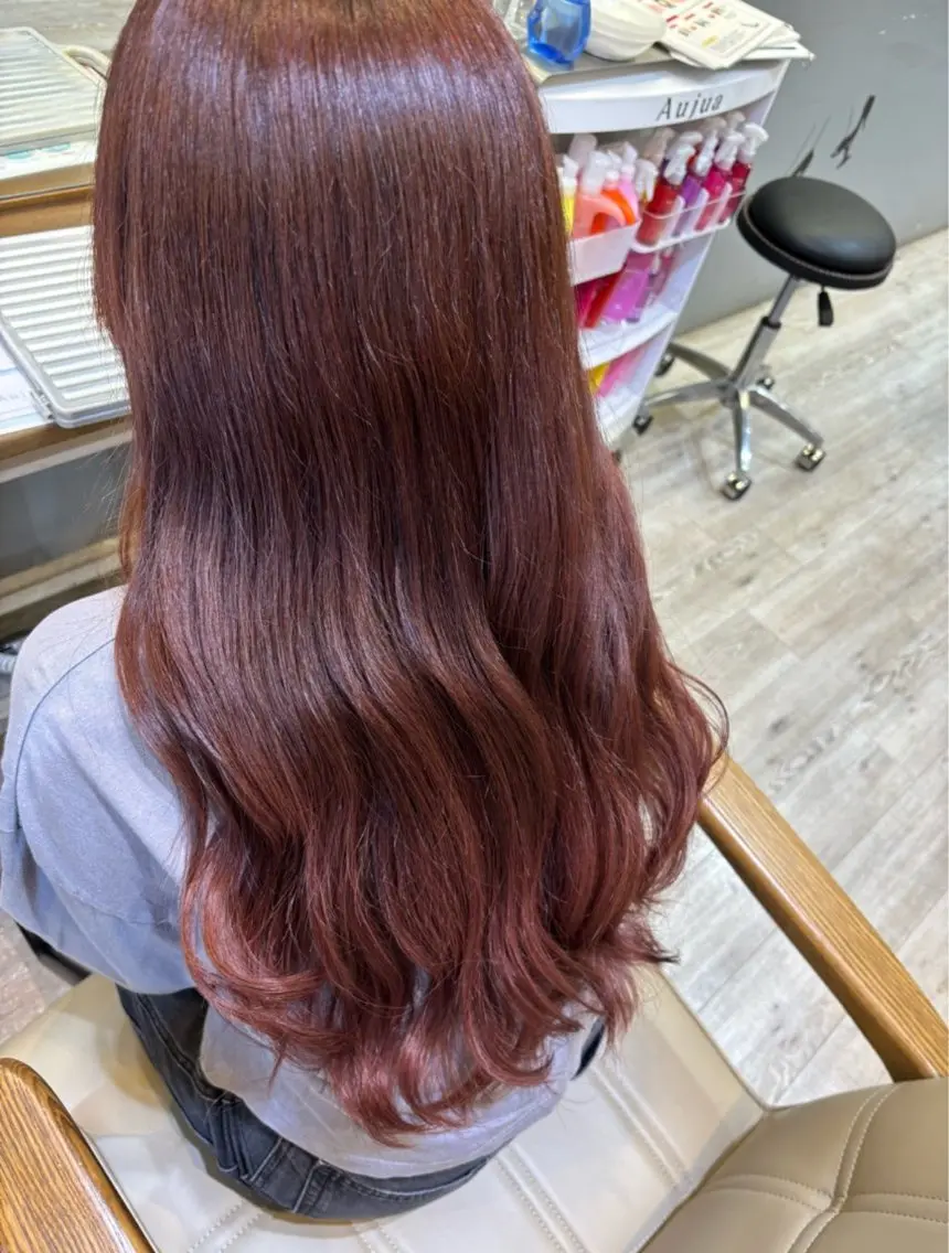 カラー ブリーチ ブラウンカラー 透明感カラー ダブルカラー インナーブリーチ募集 おおつる🌻のヘアスタイル