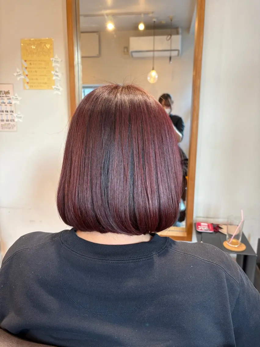カラー ハイライトカラー イルミナカラー 後藤 千里のヘアスタイル