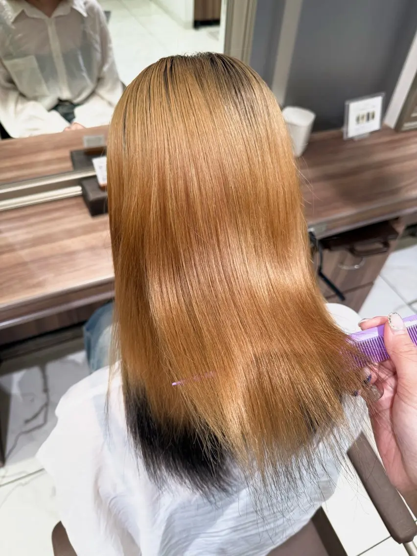 セミロング トリートメント 桜新町/ Mea⭐︎のヘアスタイル