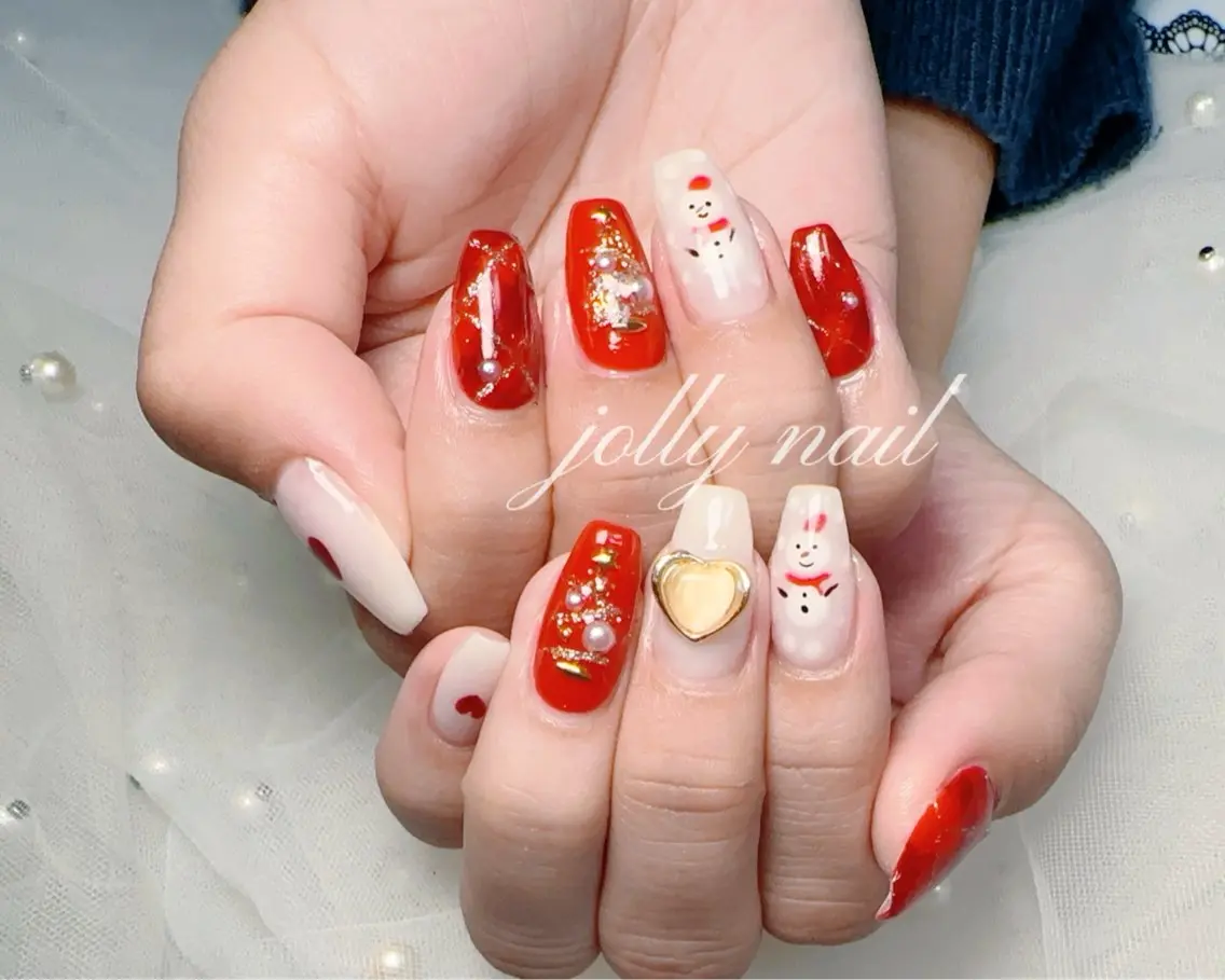 ネイル ハンドネイル Meri💅ジェル& チップ長さだし専門のネイルデザイン