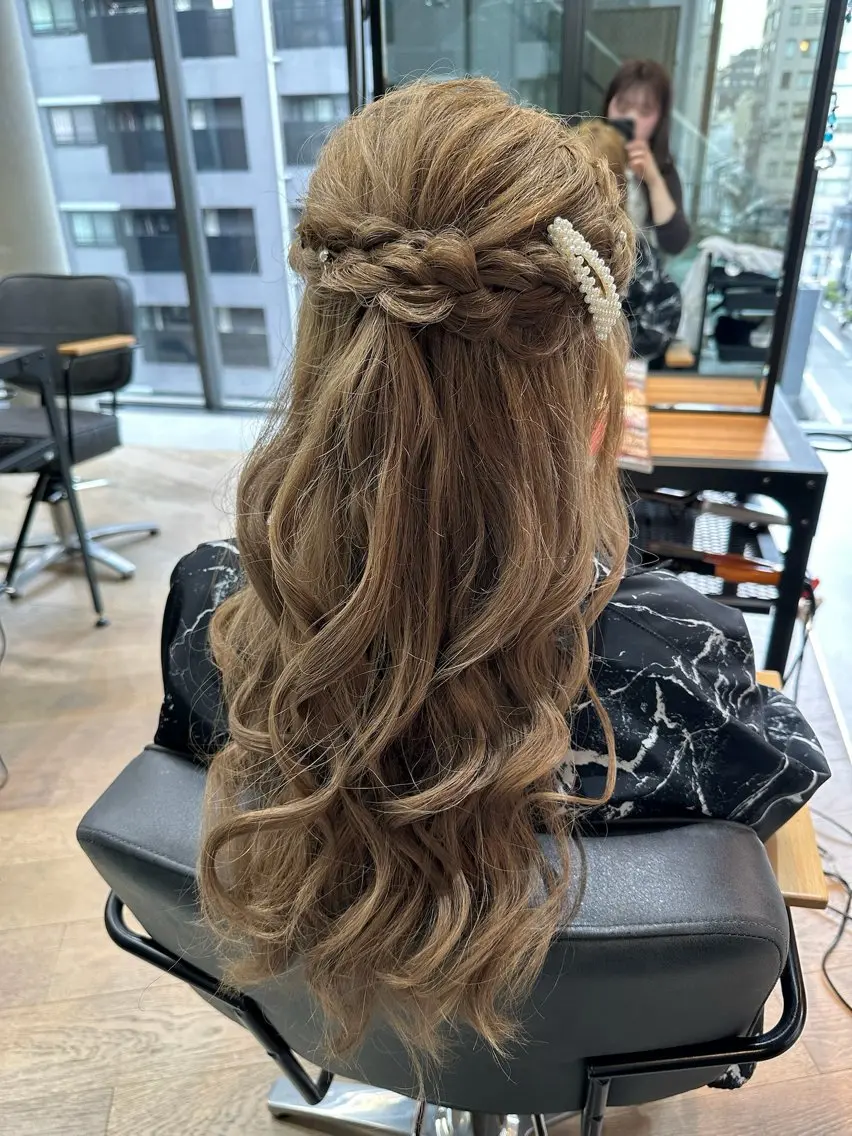 ロング ヘアセット RINO‎🤍🎀 𝑏𝑒𝑙𝑡𝑎のヘアスタイル