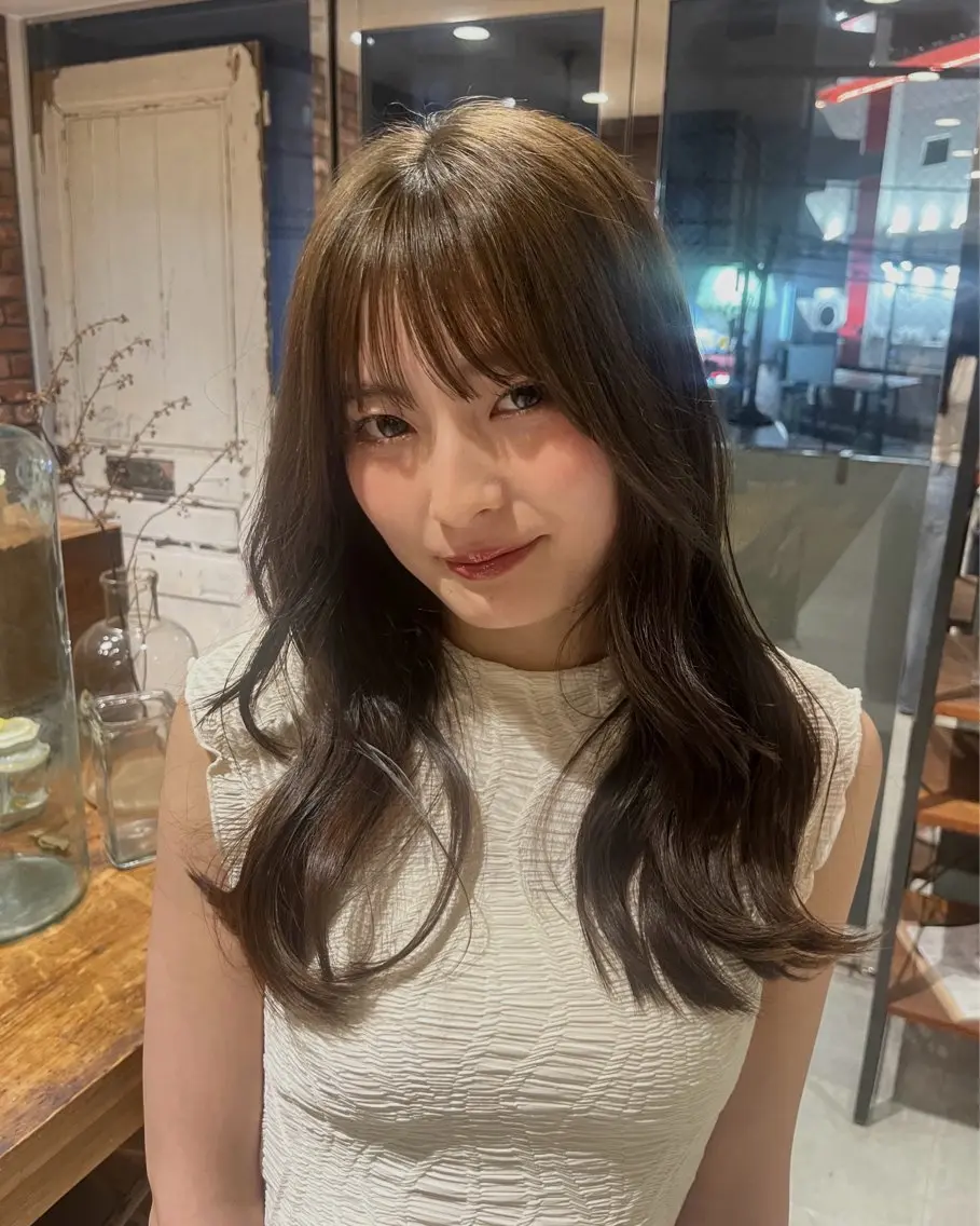 ロング カラー bococa |向ヶ丘遊園/マナカのヘアスタイル