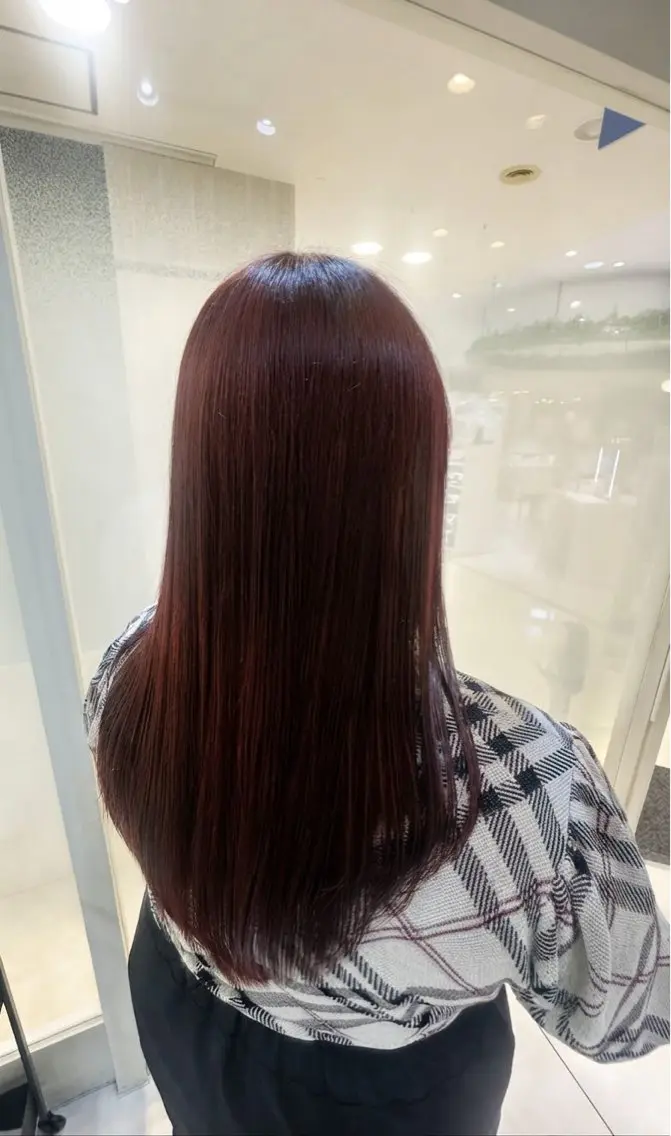 ロング カラー カット ヘアカラー トリートメント 縮毛矯正/髪質改善/ 艶髪ササキナツミのヘアスタイル
