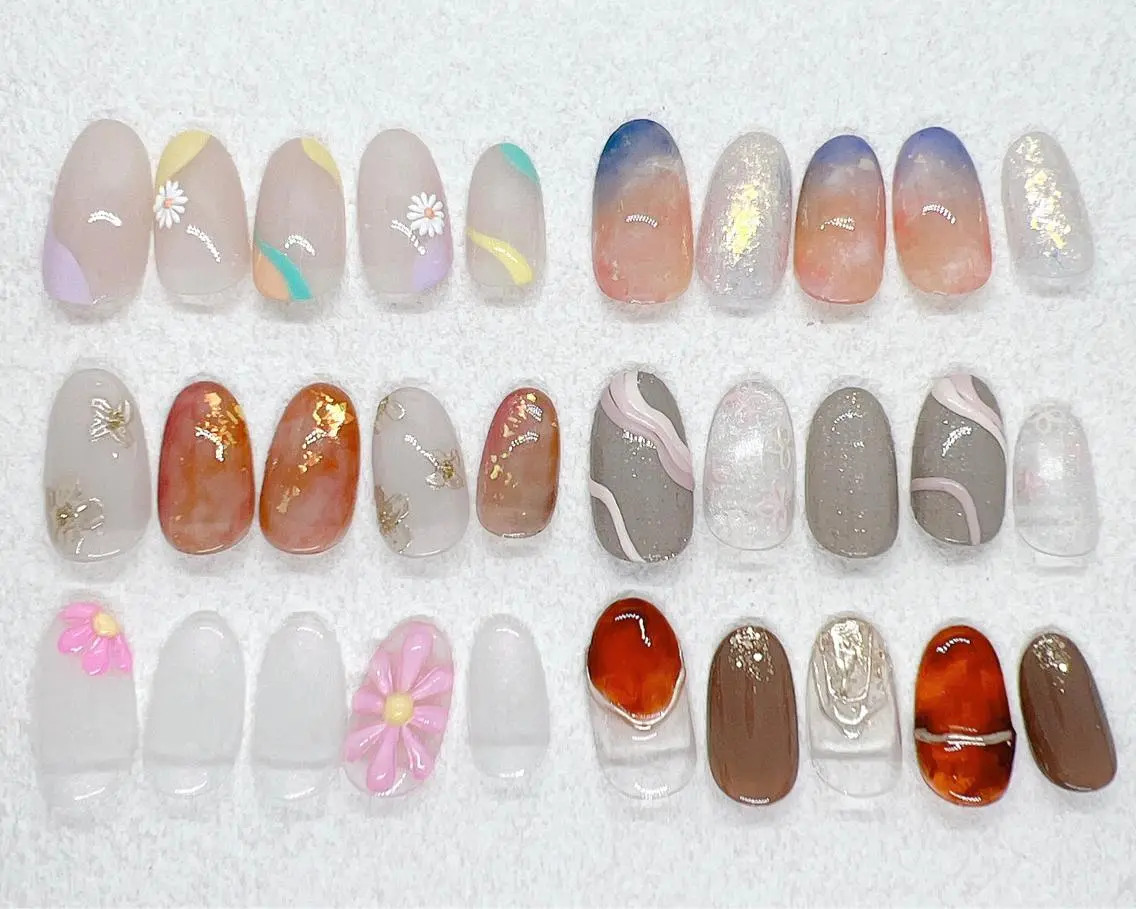 ネイル べっ甲ネイル マグネットネイル ミラーネイル ニュアンスネイル ぷっくりネイル Nail Mikakoのネイルデザイン