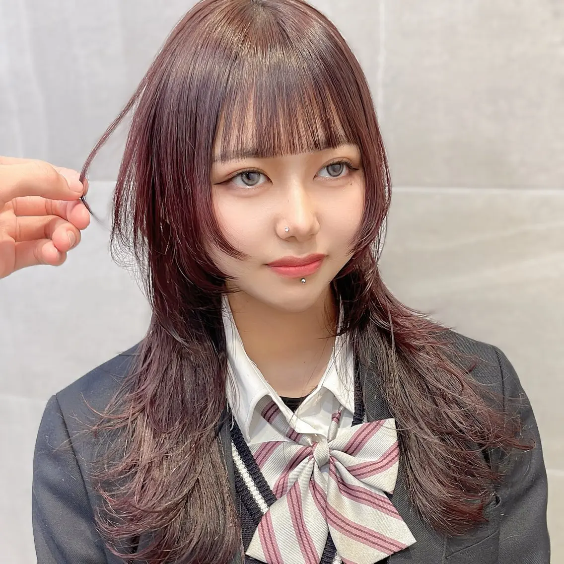 ロング ロング ウルフカット ウルフカット/ ハッシュカット/山路のヘアスタイル