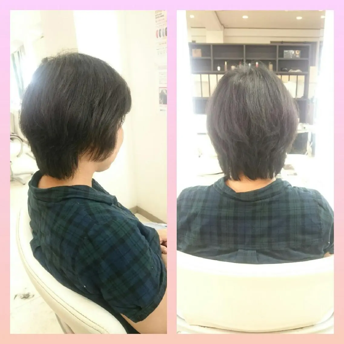 ショート ショートヘア キンジョウ エナミのヘアスタイル