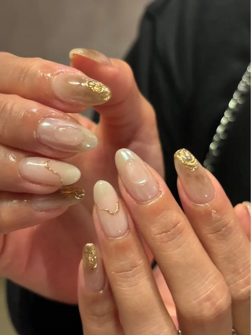 ネイル ニュアンスネイル Cachette aoiのネイルデザイン