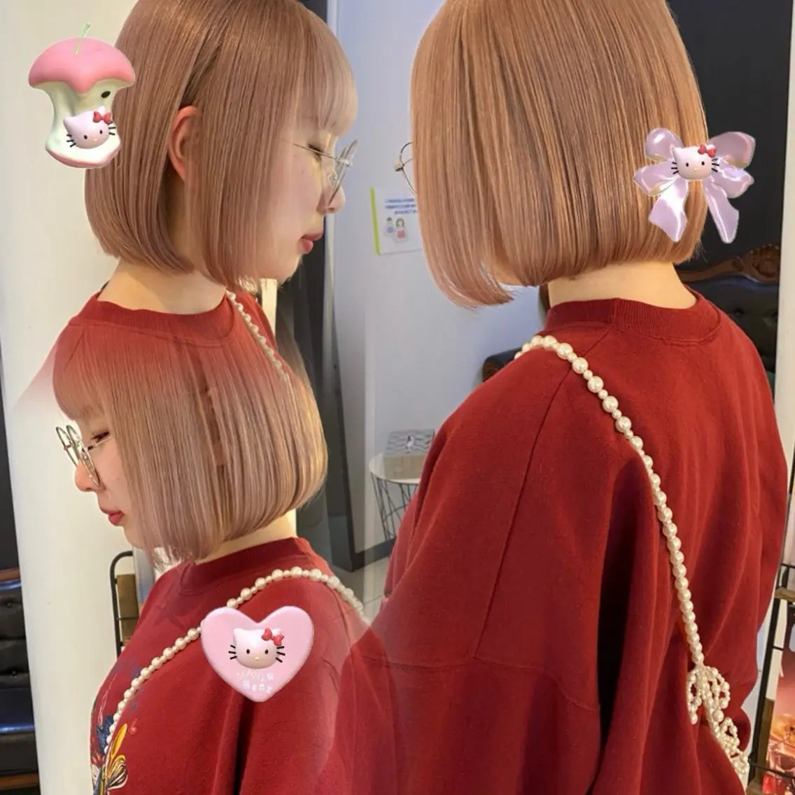 ショート カラー カット ヘアカラー トリートメント mai / linoah˚✧のヘアスタイル
