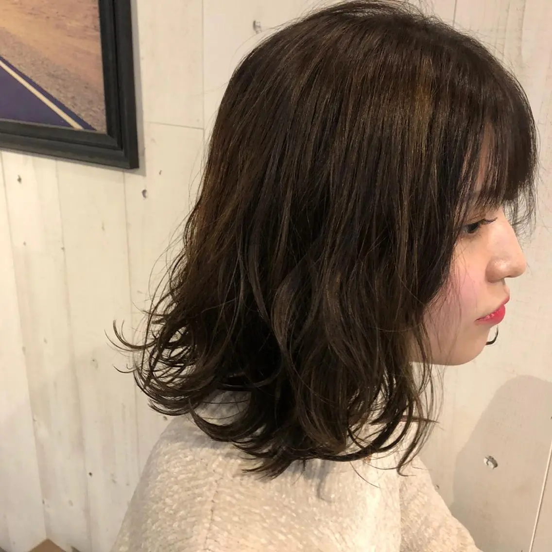 パーマ 野々村 麻由のヘアスタイル