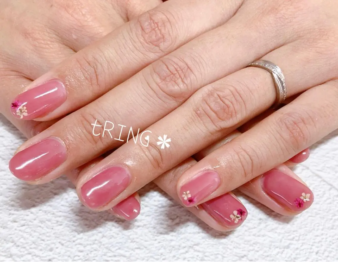 ネイル ハンドネイル tRING* しいの木台のネイルデザイン