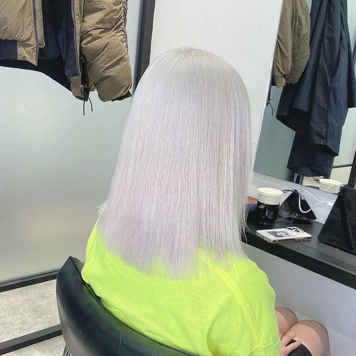 ショート カラー ヘアアレンジ 🫧新宿 透明感 カラー/サスケ🫧のヘアスタイル