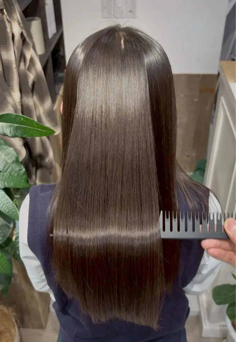 ロング 縮毛矯正 大木 創夢のヘアスタイル