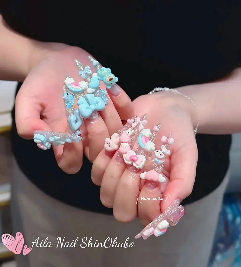 ロング Aila Nail Shinokuboのネイルデザイン