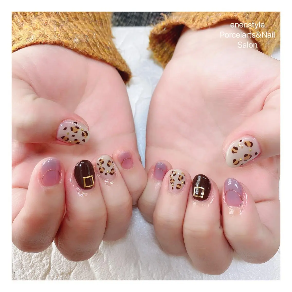 ショート ネイル 🐾enen style 🐾のネイルデザイン